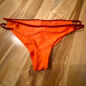 RVCA cheeky ribbed bikini bottom